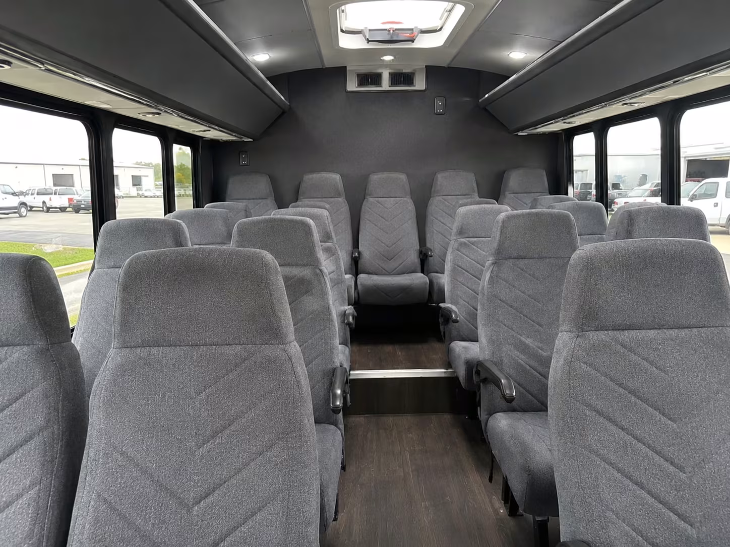 18 passenger minibus inside