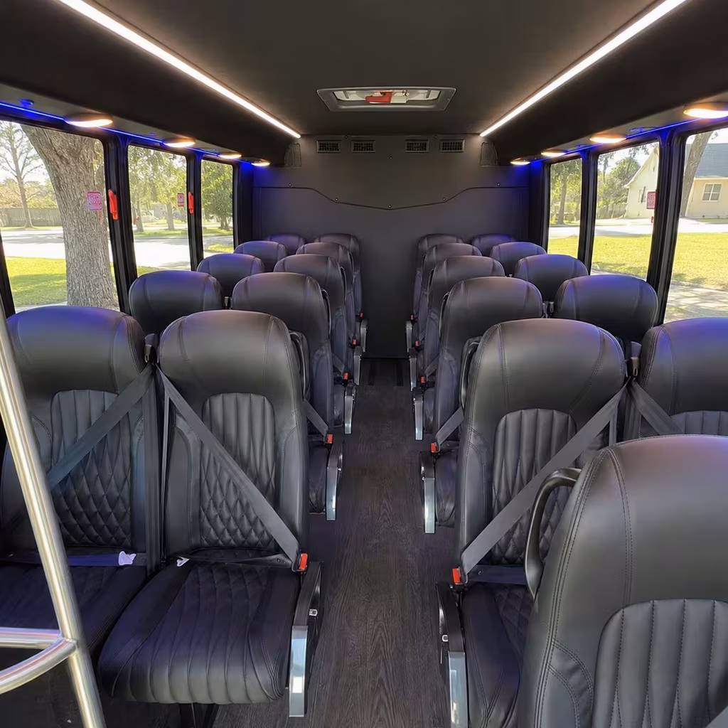 35 passenger minibus inside