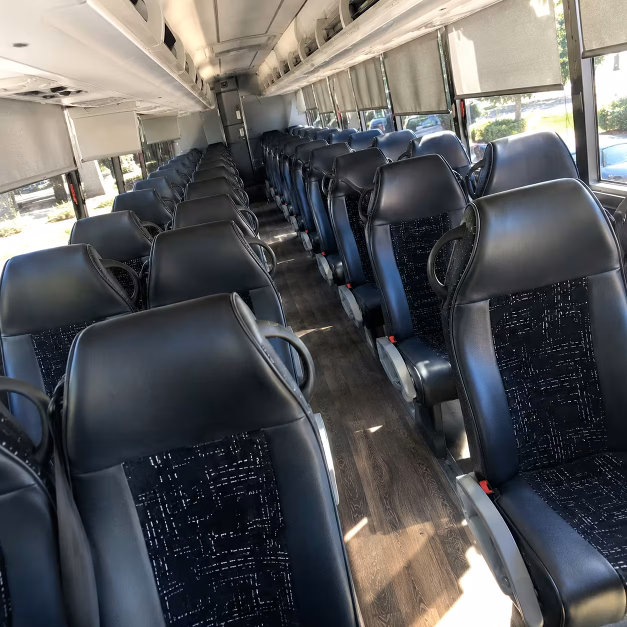 torrance charter bus interior gallery
