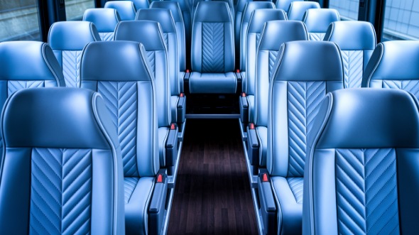 28 passenger minibus interior