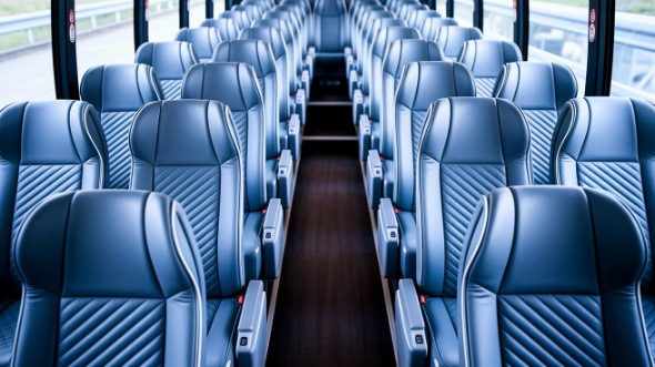 50 passenger charter bus interior long beach