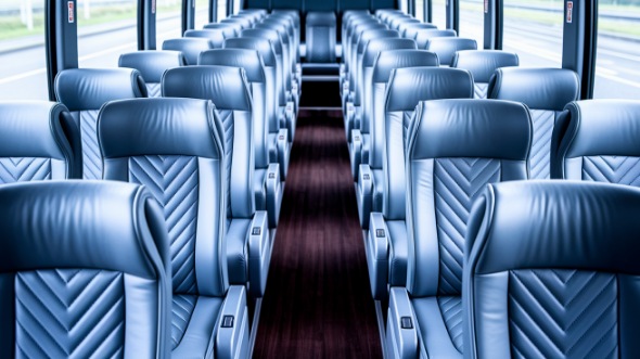 54 passenger charter bus interior long beach