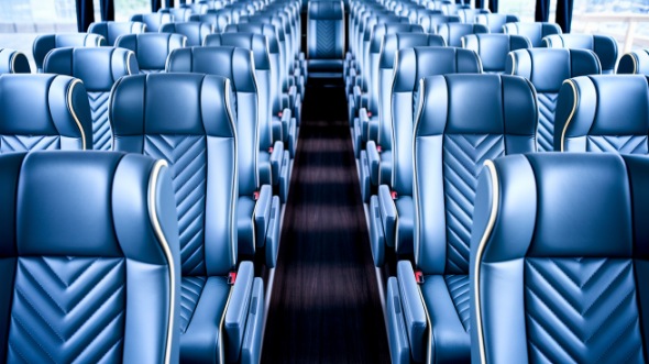 56 passenger charter bus interior long beach