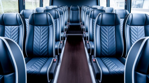 torrance 15 passenger minibus inside