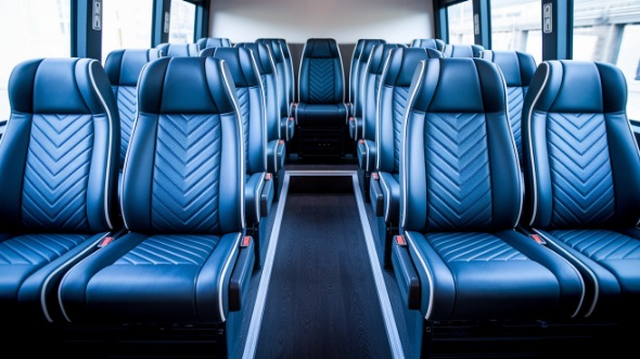 torrance 20 passenger minibus inside