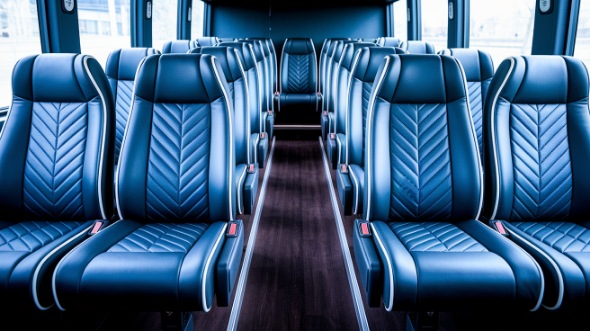 torrance 25 passenger minibus inside