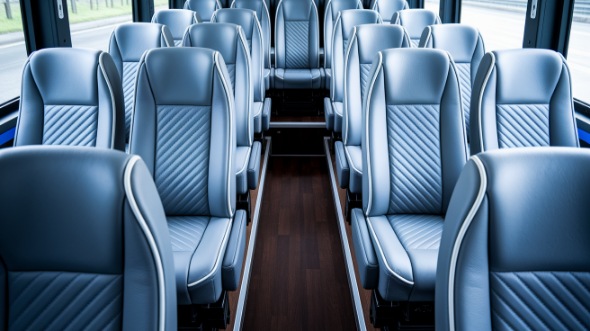 torrance 30 passenger minibus inside