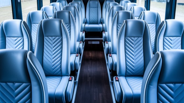 torrance 35 passenger minibus inside